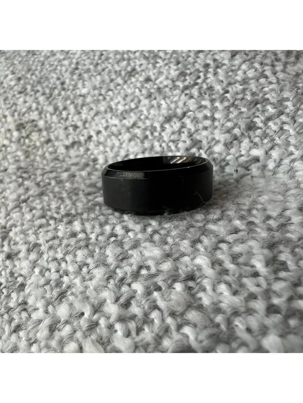 Men's Black Statement Ring